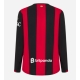 AC Milan Tricou Fotbal Replică 2026-27 Barbati Acasa Mâneci Lungi AC Milan Tricou Fotbal Replică 2026-27 Barbati Acasa Mâneci Lungi